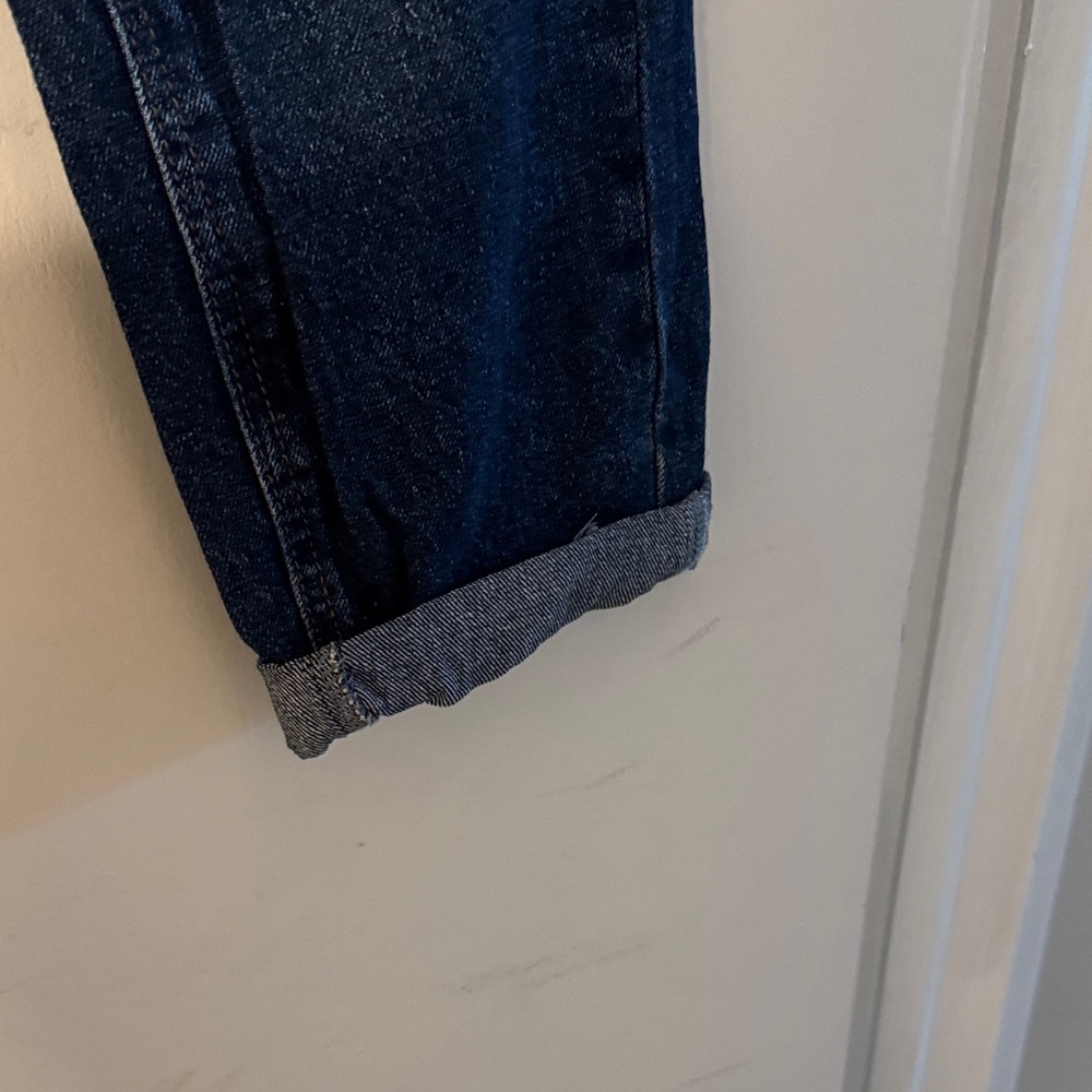 Wax Jean Dark Distressed Mom Jeans - Picture 5 of 5